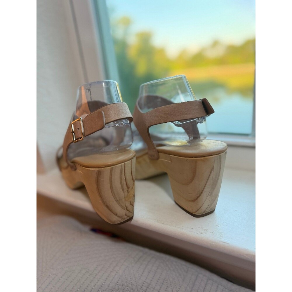 Nisolo All Day Open Toe Leather Clog Heel Sandals Women’s Size 9.5 - Picture 9 of 12